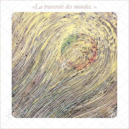 illustration originale faire part de décès ou remerciement à imprimer format 13.5 x 13.5