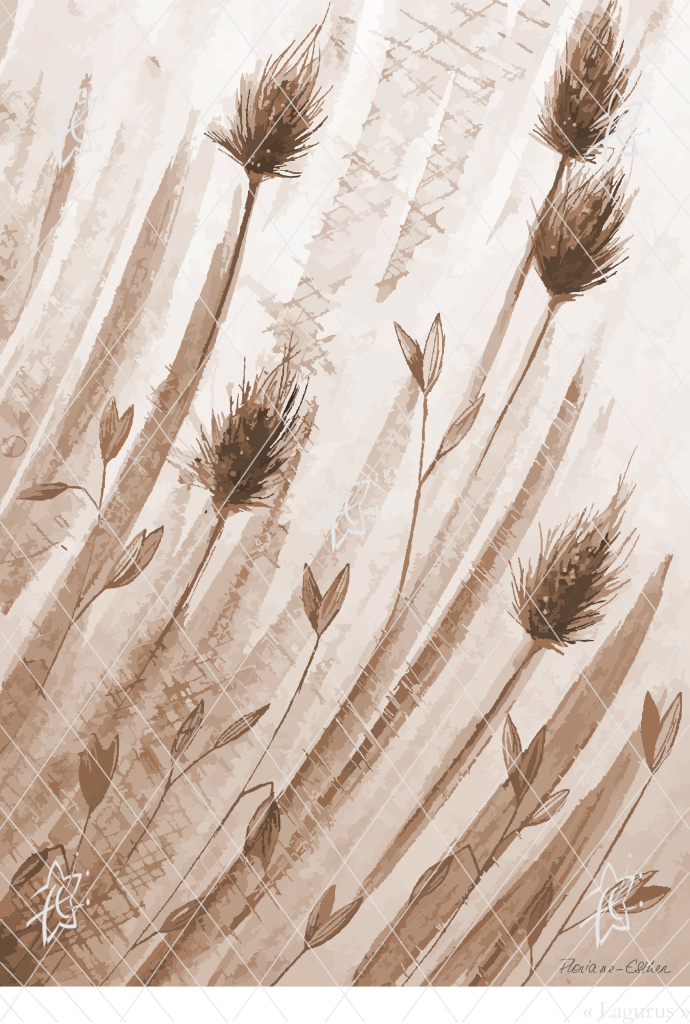 illustration artistique de formes longilignes fluides en haute définition pour papier peint panoramique