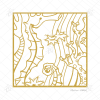 Floriane Esther hyppocampe ocre bretagne motif illustration carterie 140x140 Floriane Esther carterie illustration hippocampe ocre