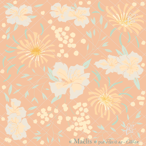 MAELIS sablé fond transparent floriane esther papier peint echantillon decoration interieure interior design Floriane Esther Papier peint Maëlis sablé échantillon fond transparent 25 X 25 cm