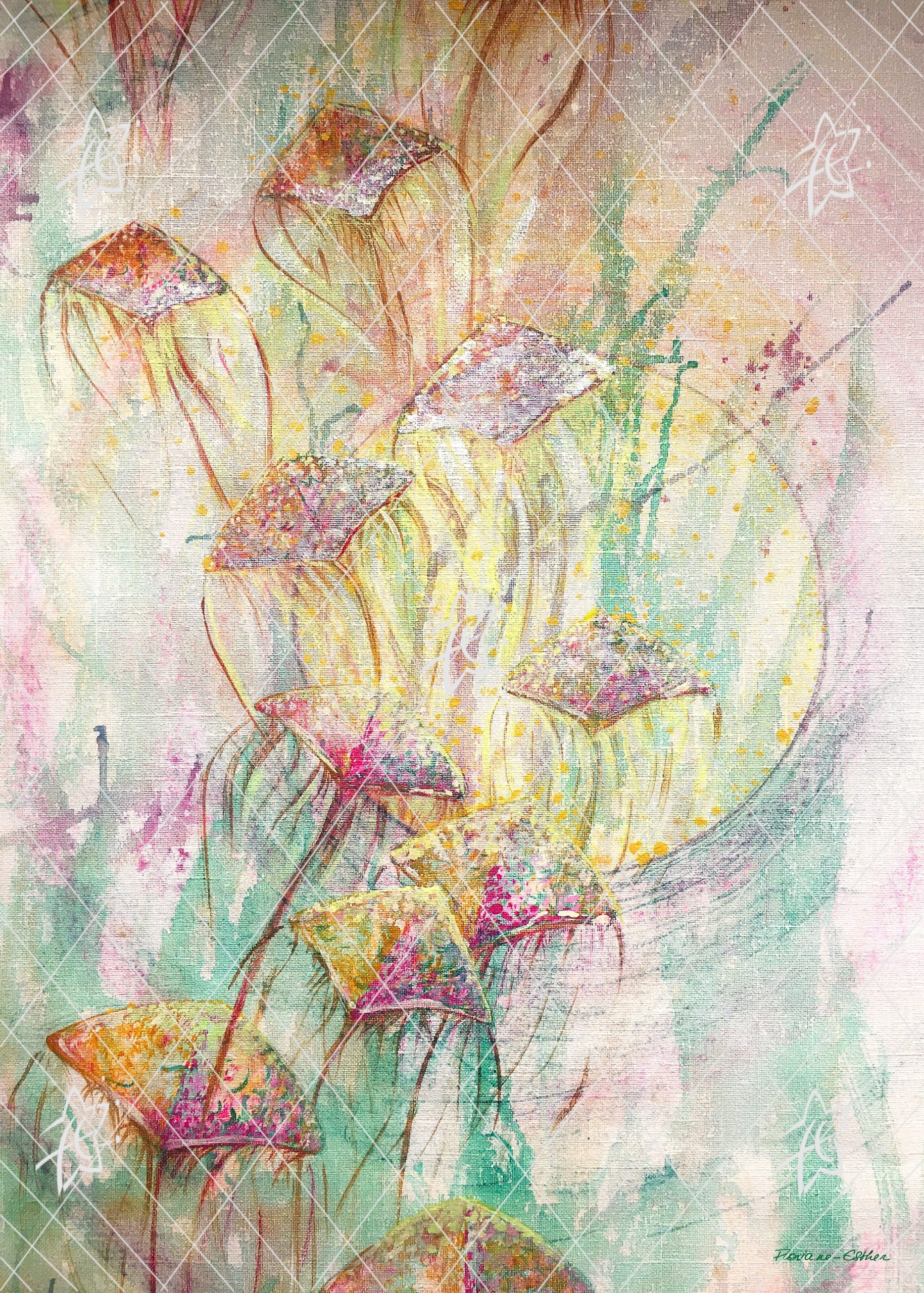 résonance, oeuvre numérique unique, téléchargement unique, format 50x70cm