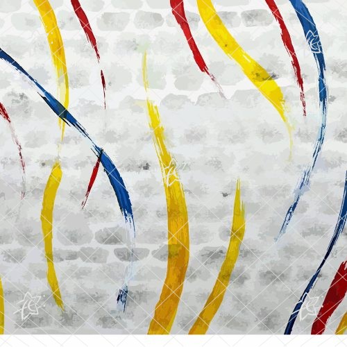 grafik fusa couleurs floriane esther papier peint panoramique decoration interieure interior design papier peint panoramique Fusa Grafik en HD couleurs pour décoration intérieure